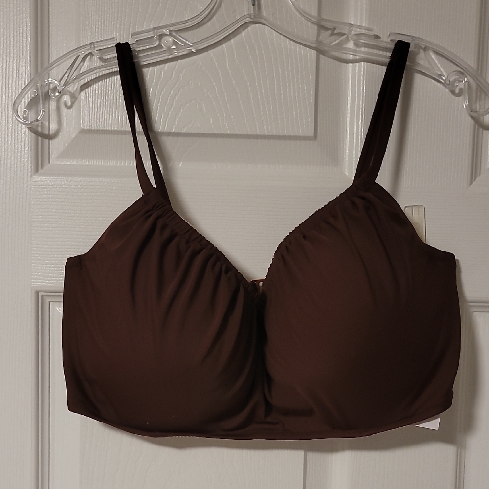 5 for $25Shade And Shore Brown Swimsuit Bikini Top Matching Bottoms Listed Also.